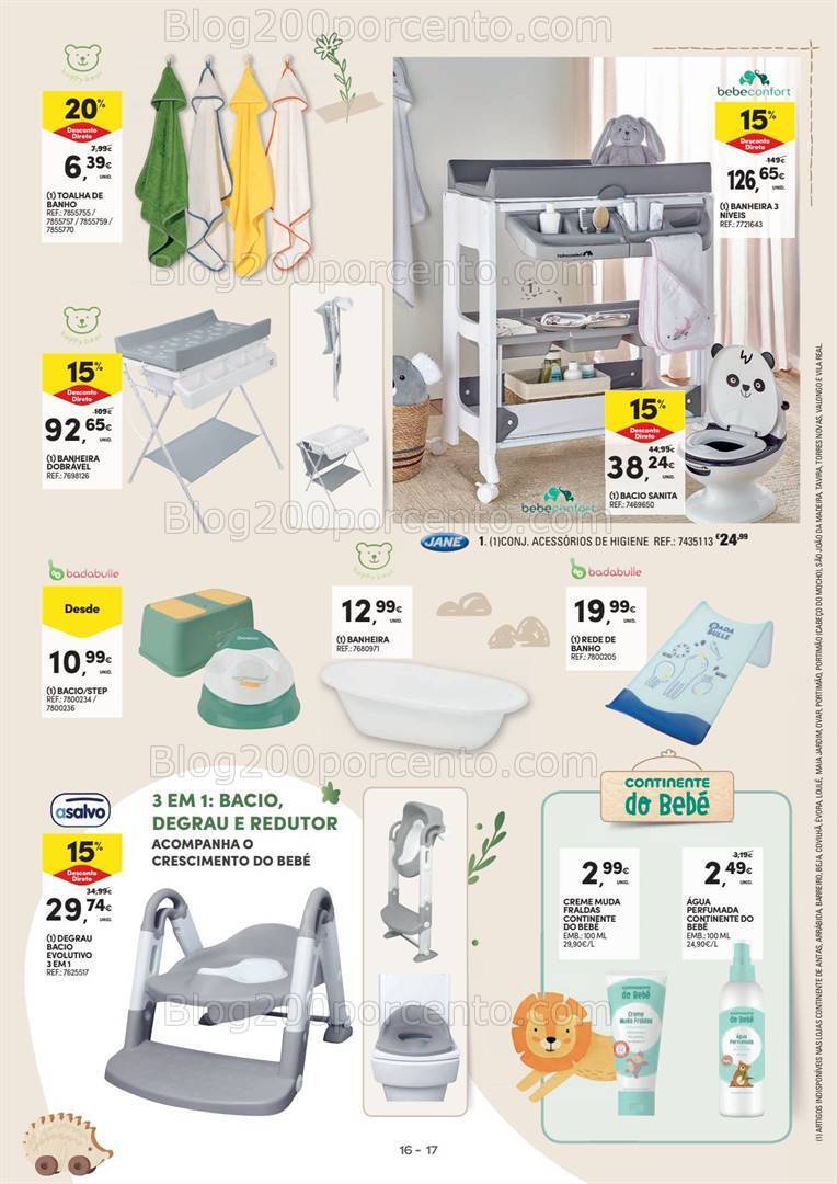 Antevisão Folheto CONTINENTE Feira do Bebé Promoções de 16 a 28 janeiro