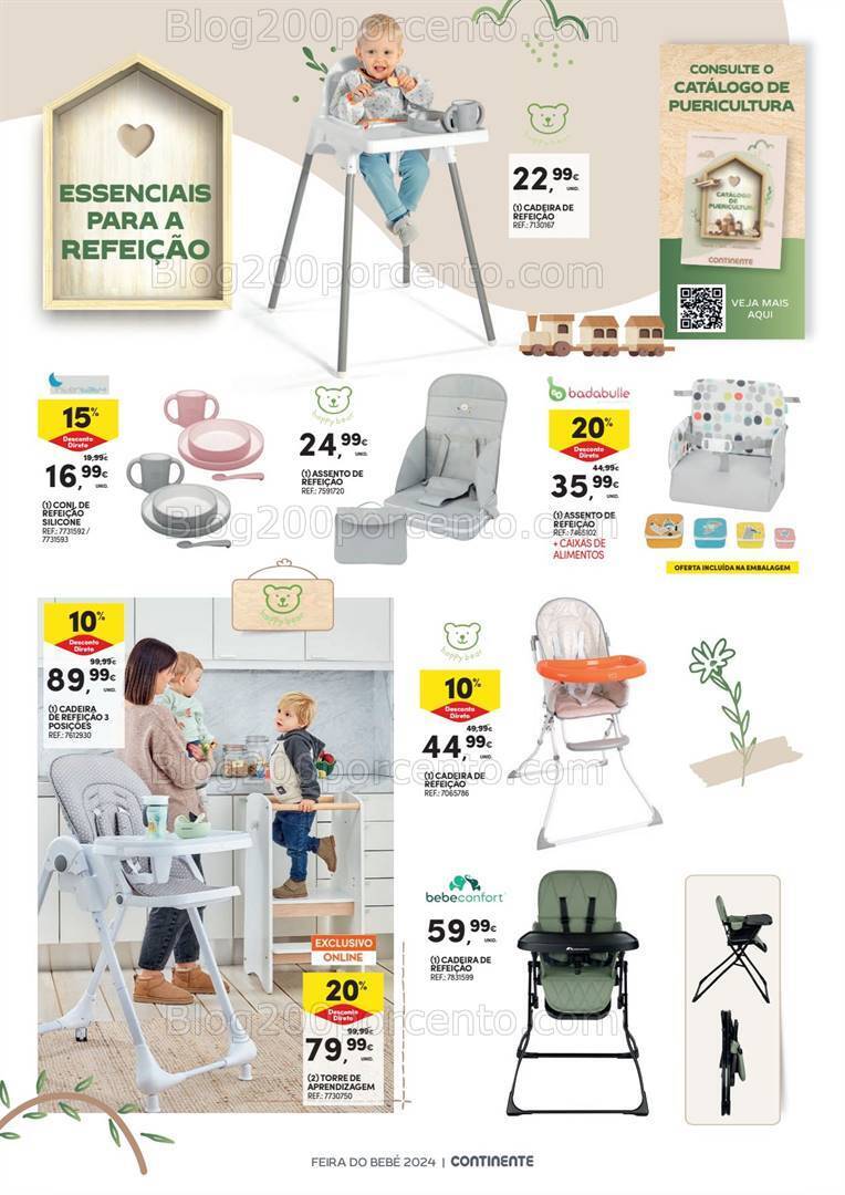 Antevisão Folheto CONTINENTE Feira do Bebé Promoções de 16 a 28 janeiro