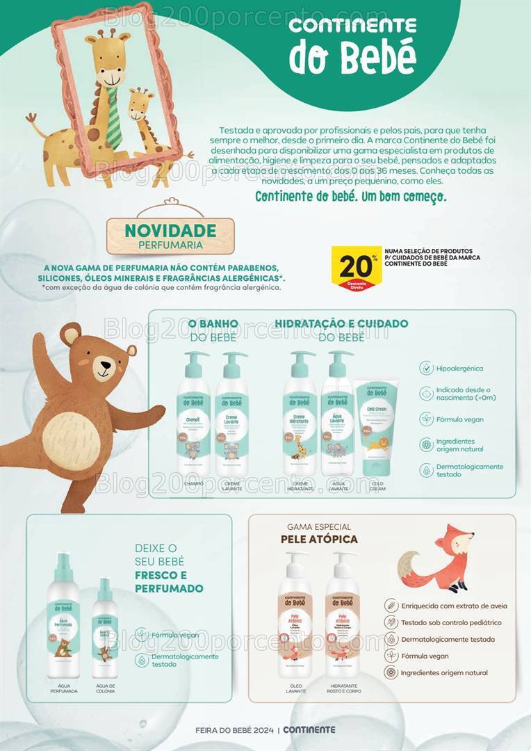 Antevisão Folheto CONTINENTE Feira do Bebé Promoções de 16 a 28 janeiro