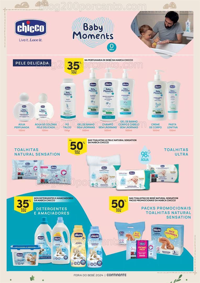 Antevisão Folheto CONTINENTE Feira do Bebé Promoções de 16 a 28 janeiro