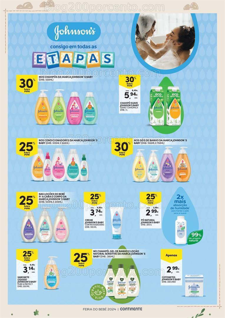 Antevisão Folheto CONTINENTE Feira do Bebé Promoções de 16 a 28 janeiro