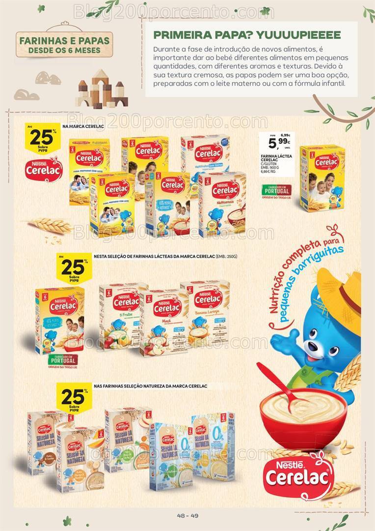 Antevisão Folheto CONTINENTE Feira do Bebé Promoções de 16 a 28 janeiro