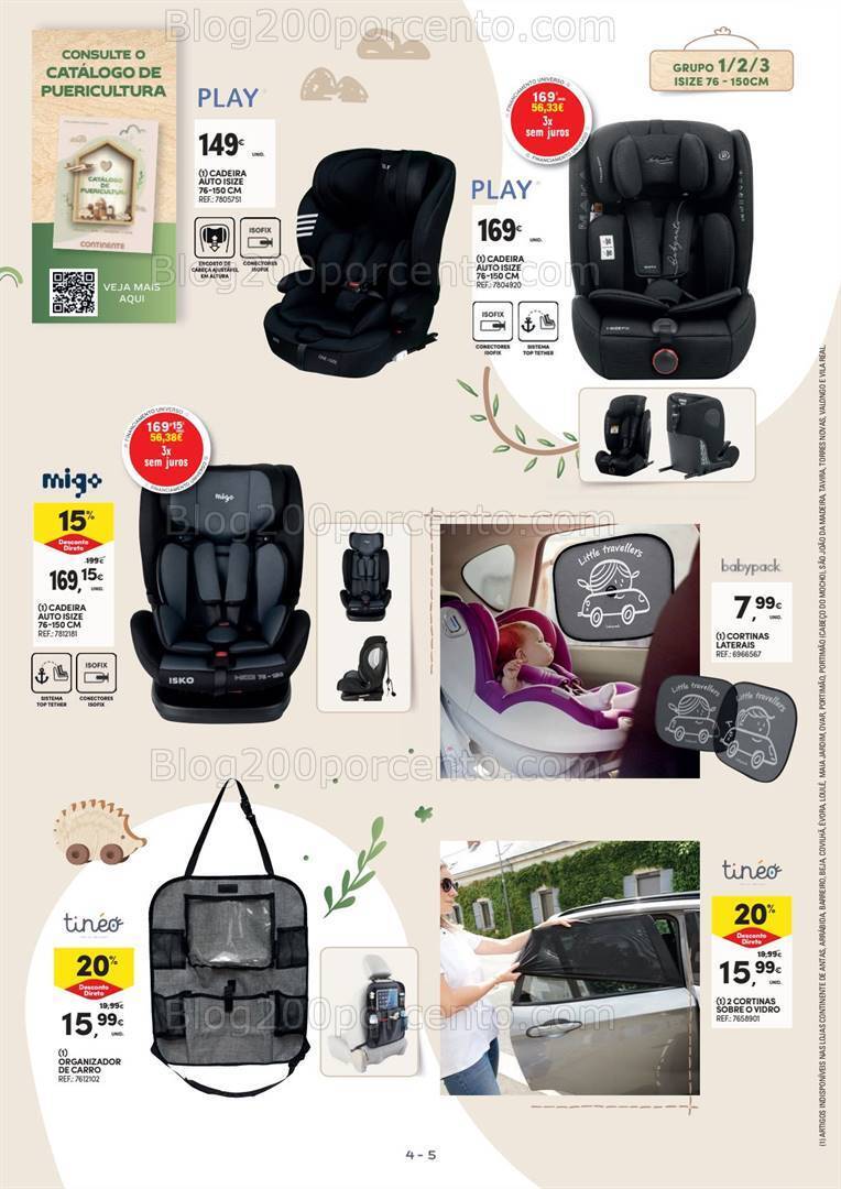 Antevisão Folheto CONTINENTE Feira do Bebé Promoções de 16 a 28 janeiro