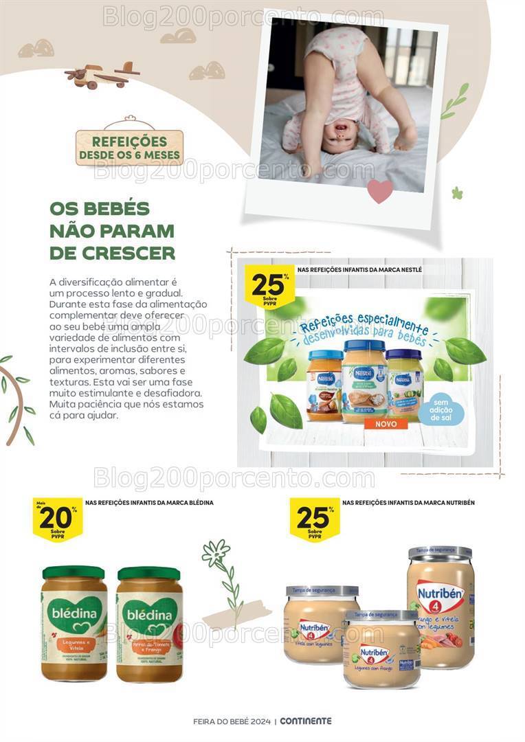Antevisão Folheto CONTINENTE Feira do Bebé Promoções de 16 a 28 janeiro