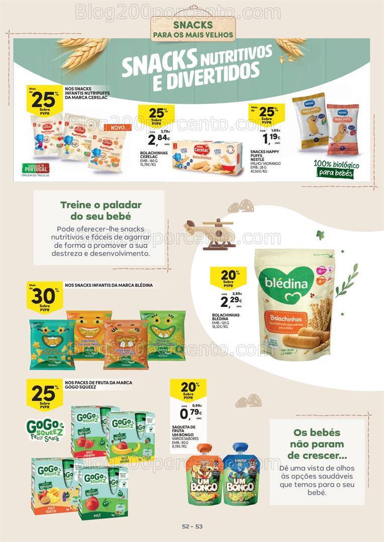 Antevisão Folheto CONTINENTE Feira do Bebé Promoções de 16 a 28 janeiro