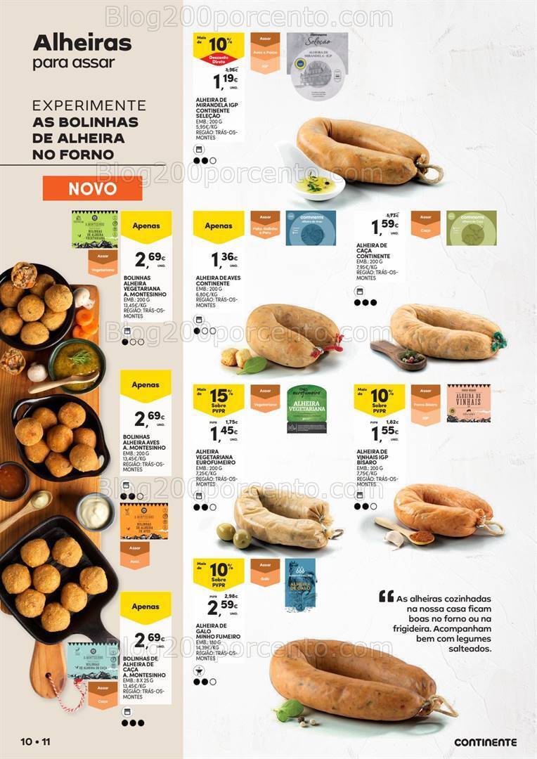 Antevisão Folheto CONTINENTE Feira Queijos Enchidos e Vinhos - 23 janeiro a 18 fevereiro