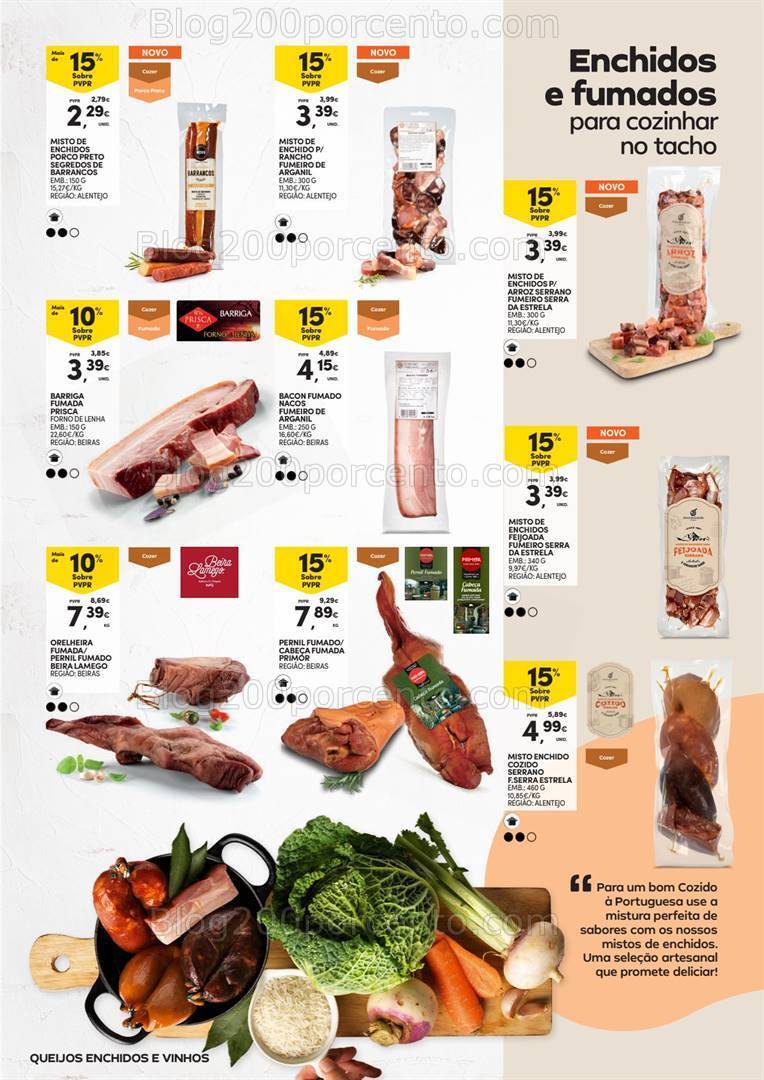 Antevisão Folheto CONTINENTE Feira Queijos Enchidos e Vinhos - 23 janeiro a 18 fevereiro