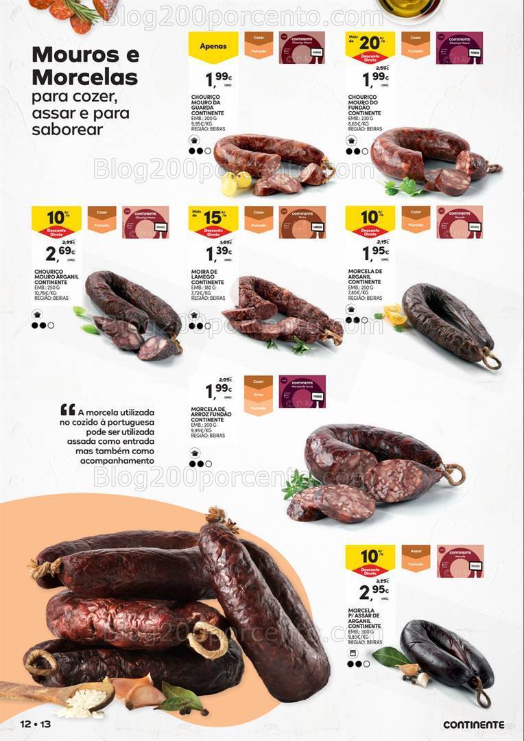 Antevisão Folheto CONTINENTE Feira Queijos Enchidos e Vinhos - 23 janeiro a 18 fevereiro