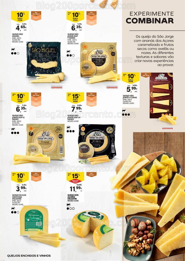 Antevisão Folheto CONTINENTE Feira Queijos Enchidos e Vinhos - 23 janeiro a 18 fevereiro