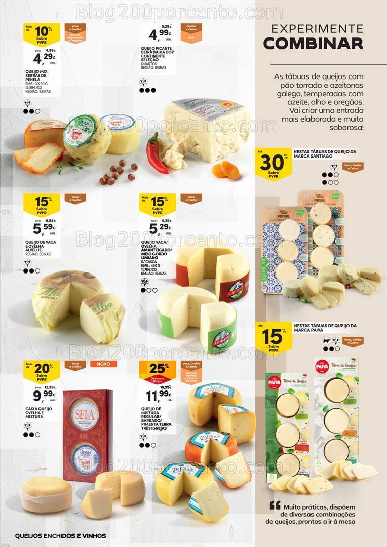 Antevisão Folheto CONTINENTE Feira Queijos Enchidos e Vinhos - 23 janeiro a 18 fevereiro