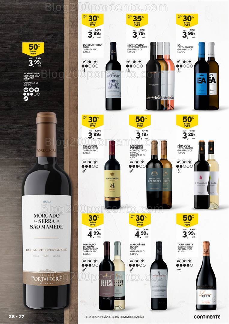 Antevisão Folheto CONTINENTE Feira Queijos Enchidos e Vinhos - 23 janeiro a 18 fevereiro