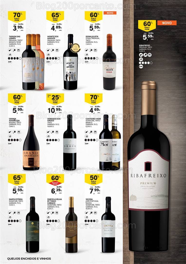 Antevisão Folheto CONTINENTE Feira Queijos Enchidos e Vinhos - 23 janeiro a 18 fevereiro