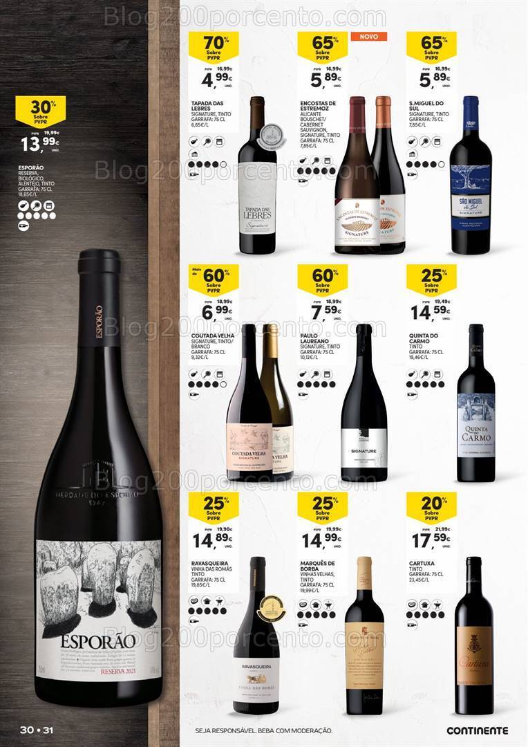 Antevisão Folheto CONTINENTE Feira Queijos Enchidos e Vinhos - 23 janeiro a 18 fevereiro