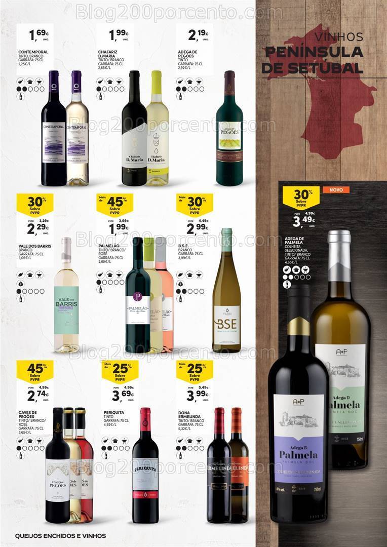 Antevisão Folheto CONTINENTE Feira Queijos Enchidos e Vinhos - 23 janeiro a 18 fevereiro