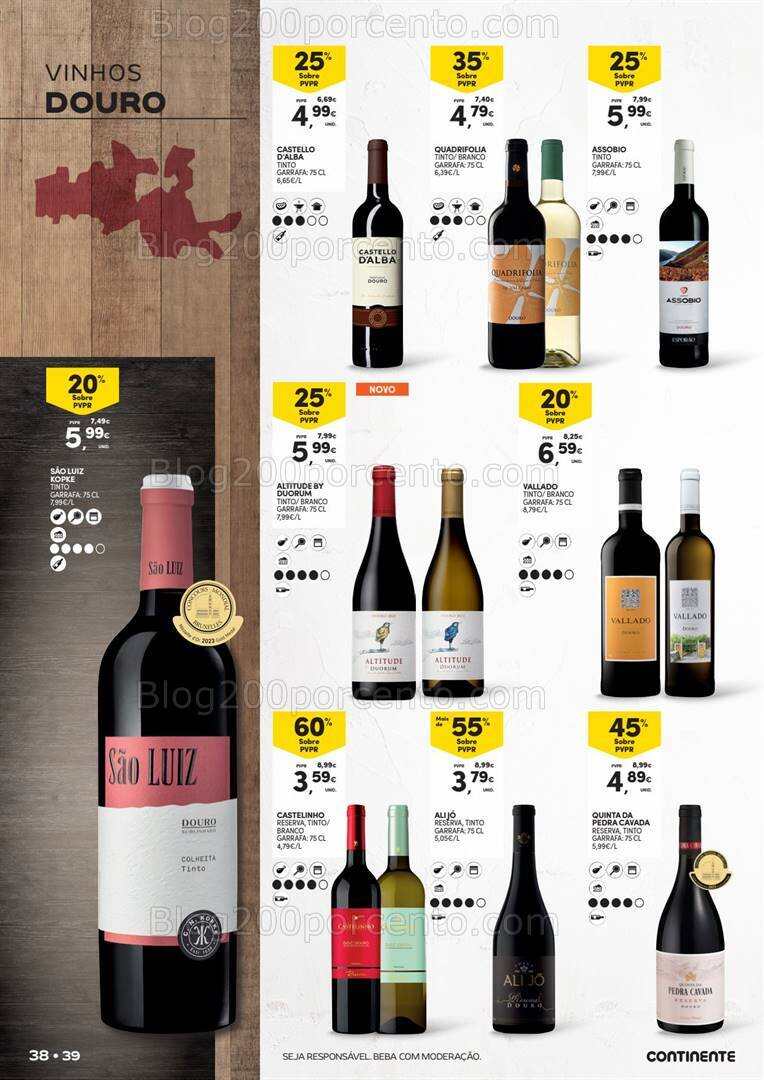 Antevisão Folheto CONTINENTE Feira Queijos Enchidos e Vinhos - 23 janeiro a 18 fevereiro