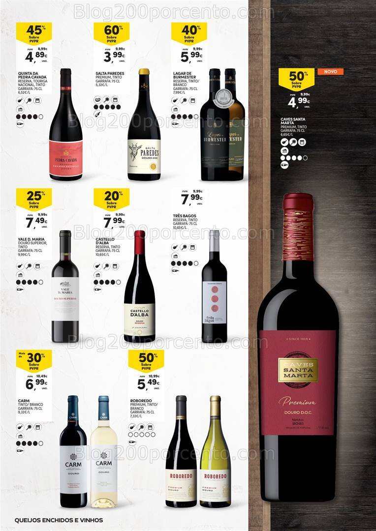 Antevisão Folheto CONTINENTE Feira Queijos Enchidos e Vinhos - 23 janeiro a 18 fevereiro