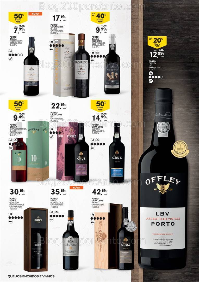 Antevisão Folheto CONTINENTE Feira Queijos Enchidos e Vinhos - 23 janeiro a 18 fevereiro