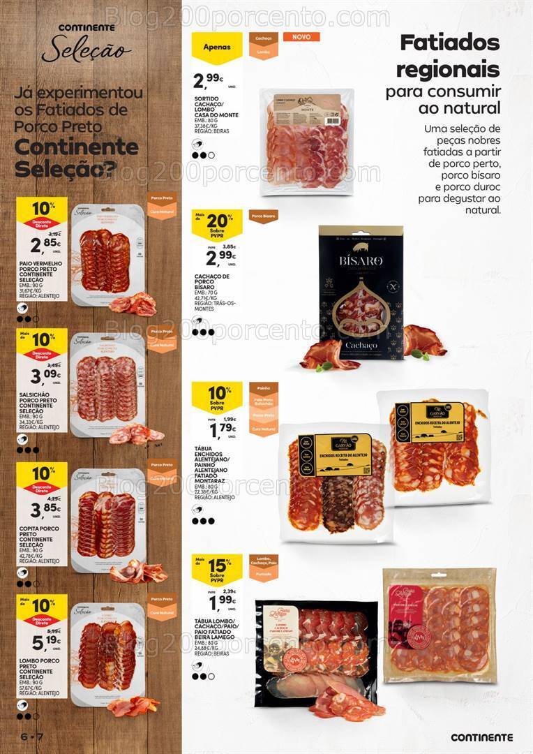 Antevisão Folheto CONTINENTE Feira Queijos Enchidos e Vinhos - 23 janeiro a 18 fevereiro
