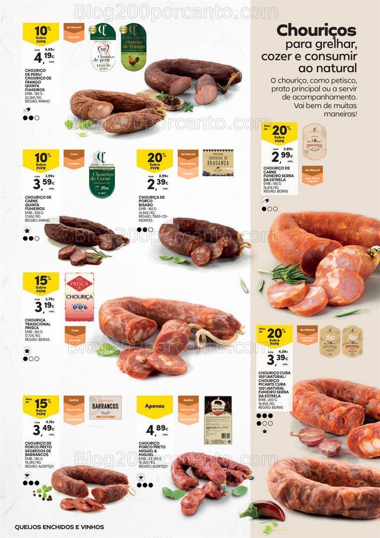 Antevisão Folheto CONTINENTE Feira Queijos Enchidos e Vinhos - 23 janeiro a 18 fevereiro