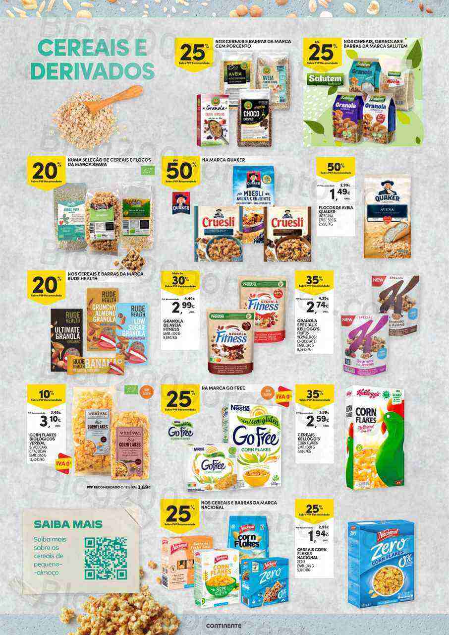 Antevisão Folheto CONTINENTE Feira da Vida Saudável Promoções de 2 a 14 maio