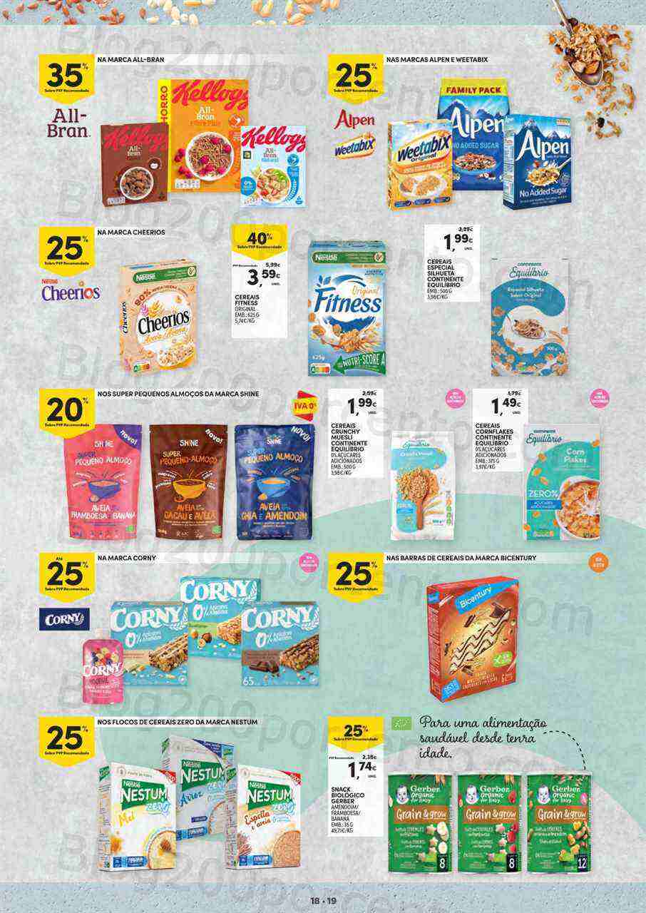 Antevisão Folheto CONTINENTE Feira da Vida Saudável Promoções de 2 a 14 maio