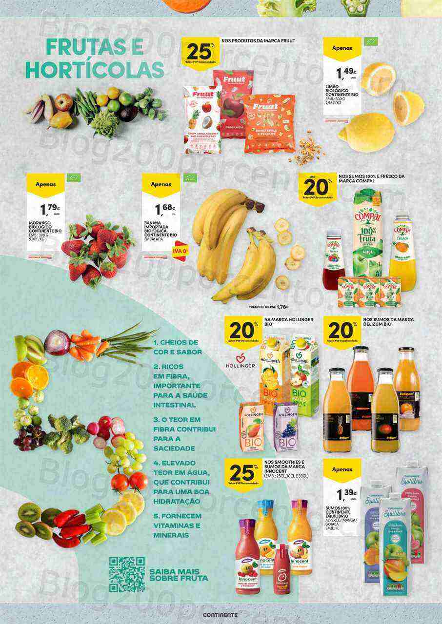 Antevisão Folheto CONTINENTE Feira da Vida Saudável Promoções de 2 a 14 maio