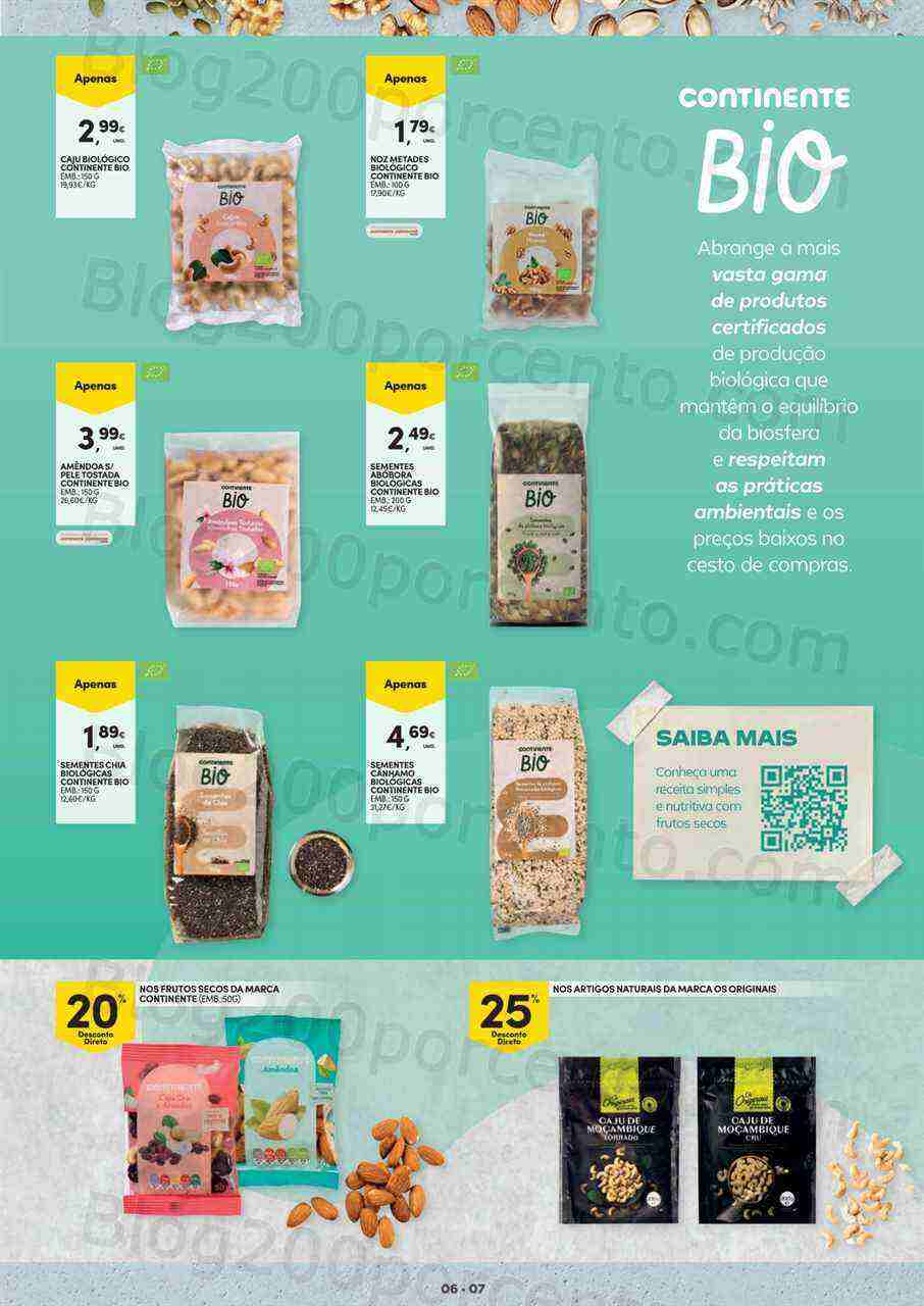 Antevisão Folheto CONTINENTE Feira da Vida Saudável Promoções de 2 a 14 maio