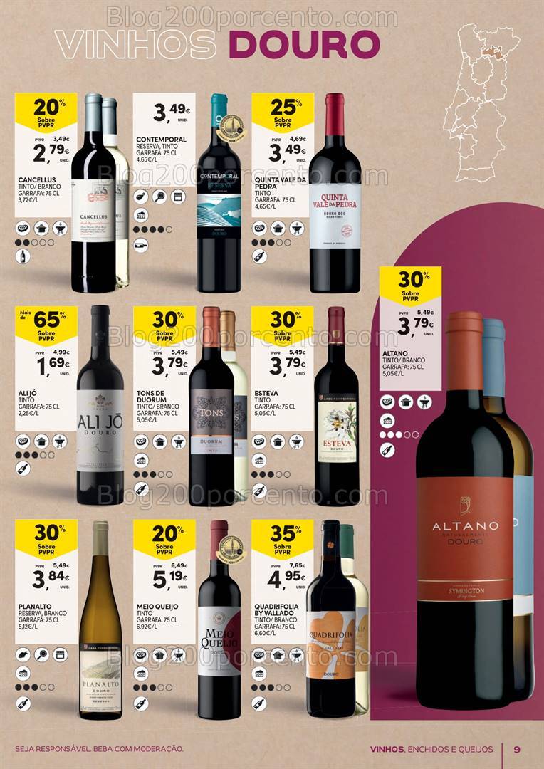 Antevisão Folheto CONTINENTE Feira Sabores Promoções de 24 setembro a 13 outubro
