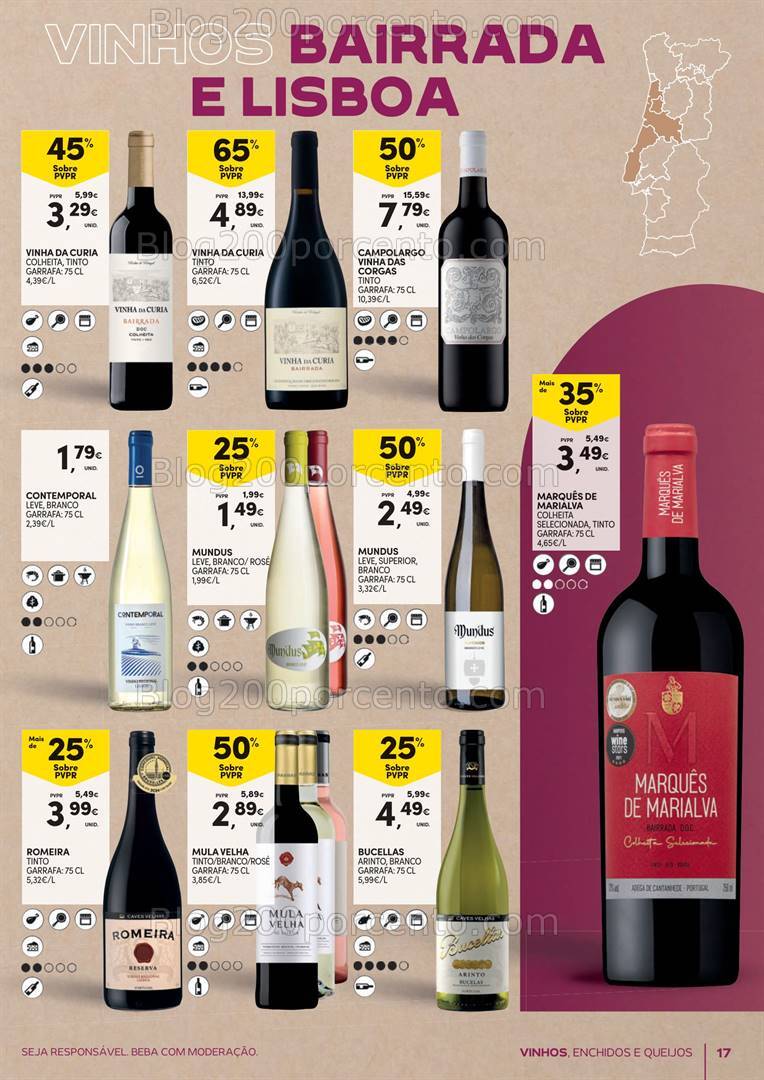 Antevisão Folheto CONTINENTE Feira Sabores Promoções de 24 setembro a 13 outubro