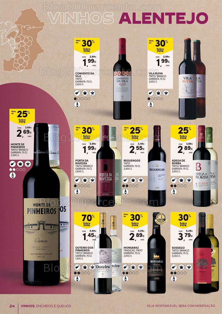 Antevisão Folheto CONTINENTE Feira Sabores Promoções de 24 setembro a 13 outubro
