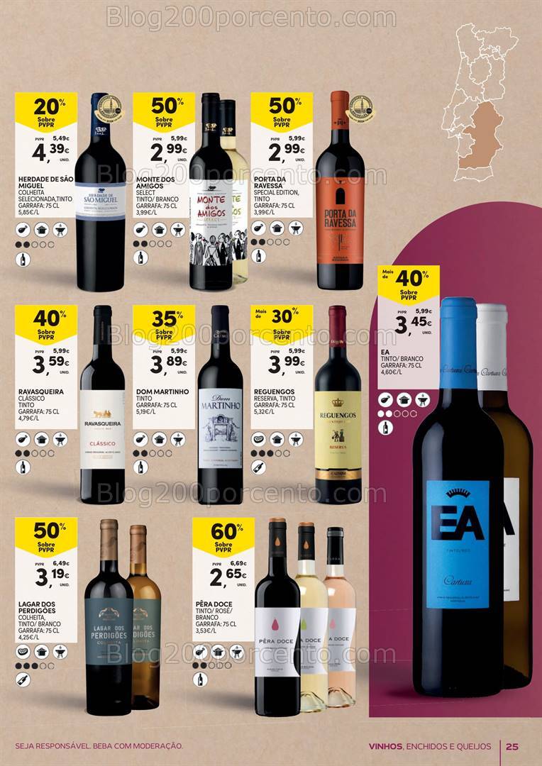 Antevisão Folheto CONTINENTE Feira Sabores Promoções de 24 setembro a 13 outubro