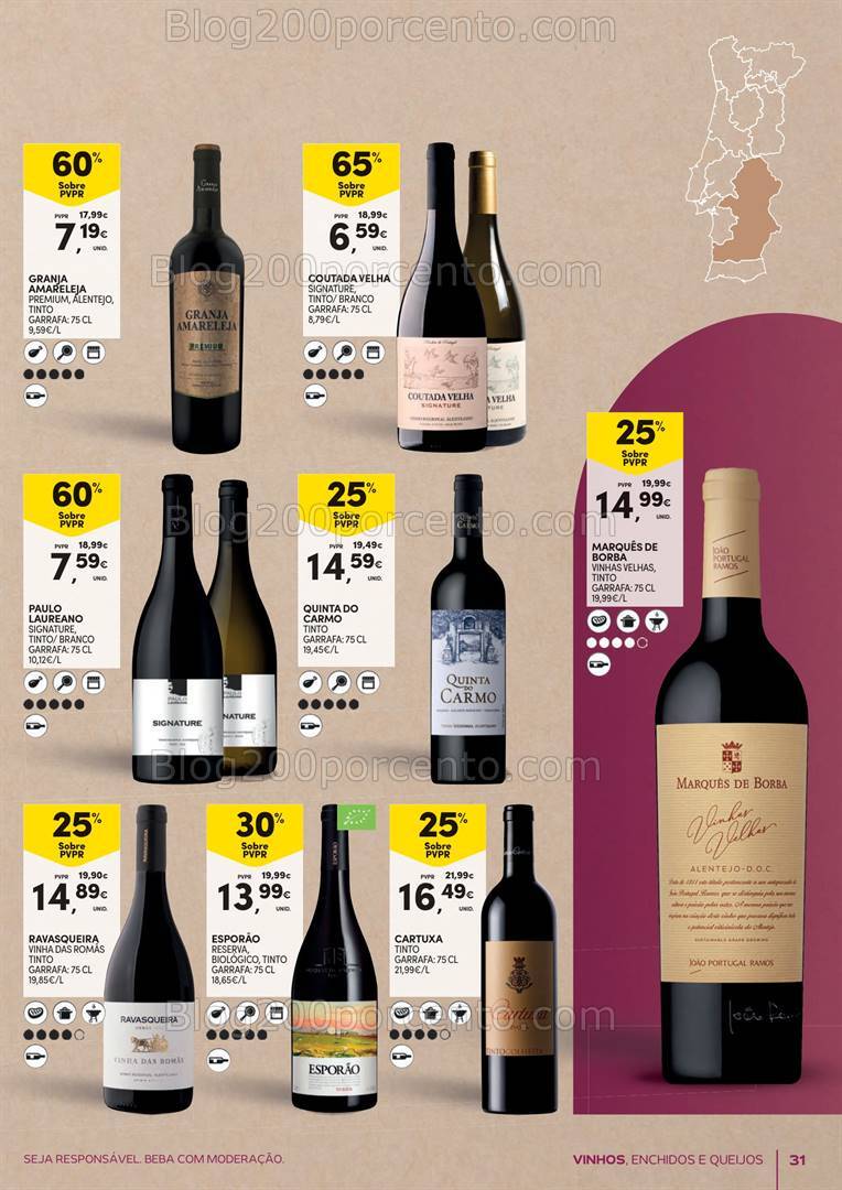 Antevisão Folheto CONTINENTE Feira Sabores Promoções de 24 setembro a 13 outubro