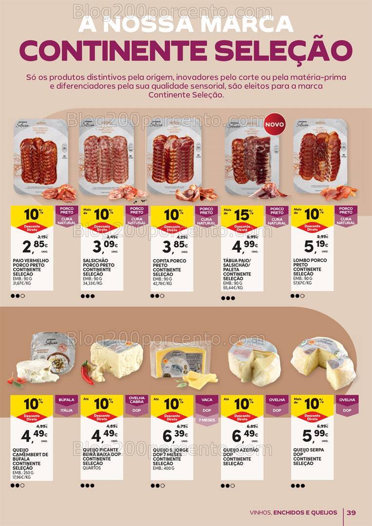 Antevisão Folheto CONTINENTE Feira Sabores Promoções de 24 setembro a 13 outubro