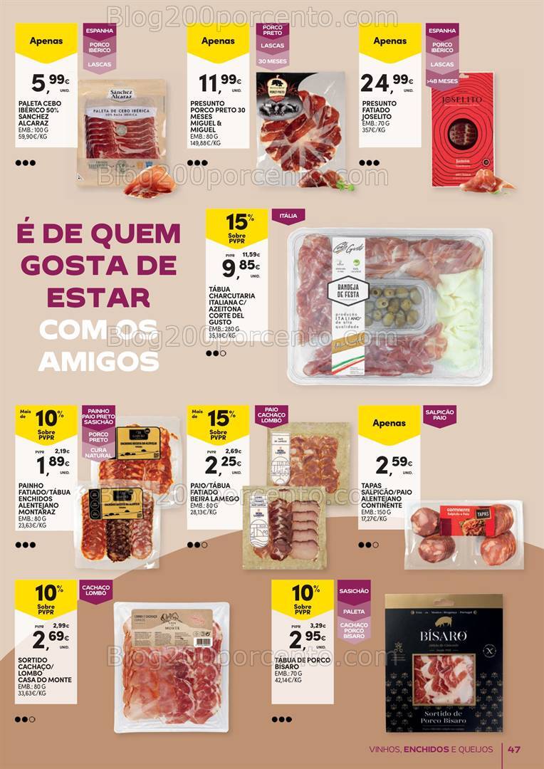 Antevisão Folheto CONTINENTE Feira Sabores Promoções de 24 setembro a 13 outubro