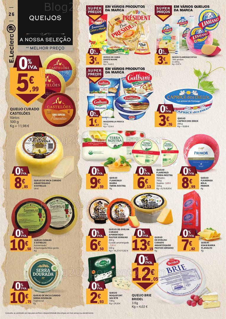 Antevisão Folheto E-LECLERC Promoções de 26 setembro a 15 outubro