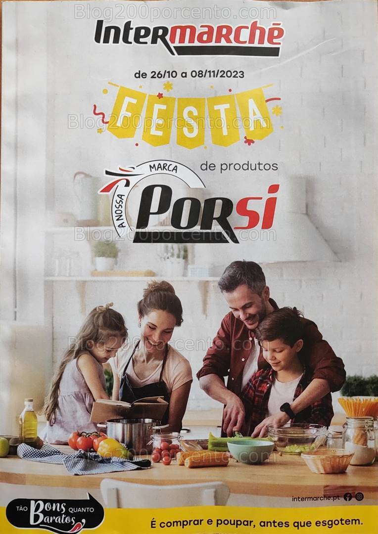 Antevisão Folheto INTERMARCHÉ Especial Porsi Promoções de 26 outubro a 8 novembro