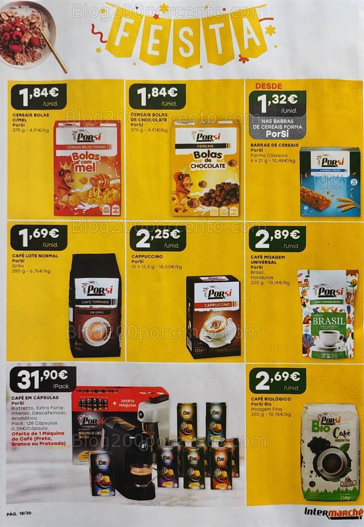Antevisão Folheto INTERMARCHÉ Especial Porsi Promoções de 26 outubro a 8 novembro