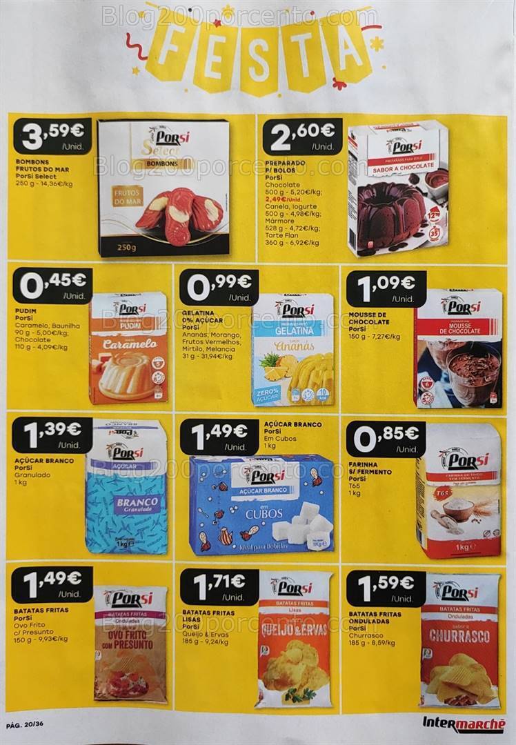 Antevisão Folheto INTERMARCHÉ Especial Porsi Promoções de 26 outubro a 8 novembro