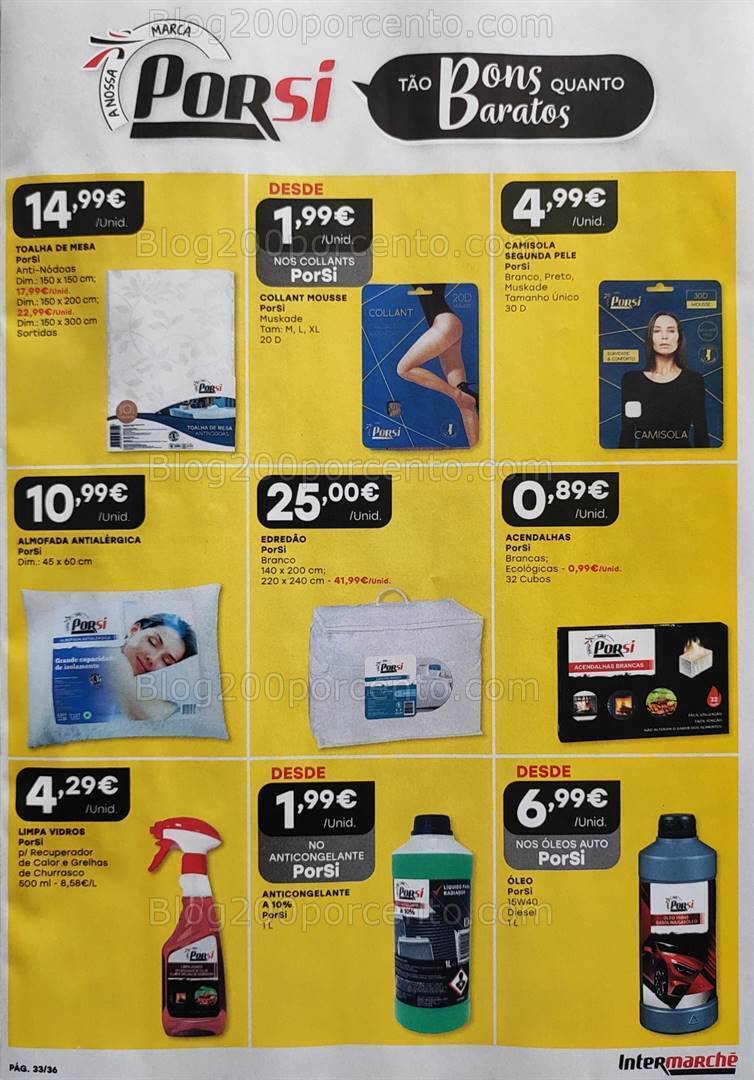 Antevisão Folheto INTERMARCHÉ Especial Porsi Promoções de 26 outubro a 8 novembro