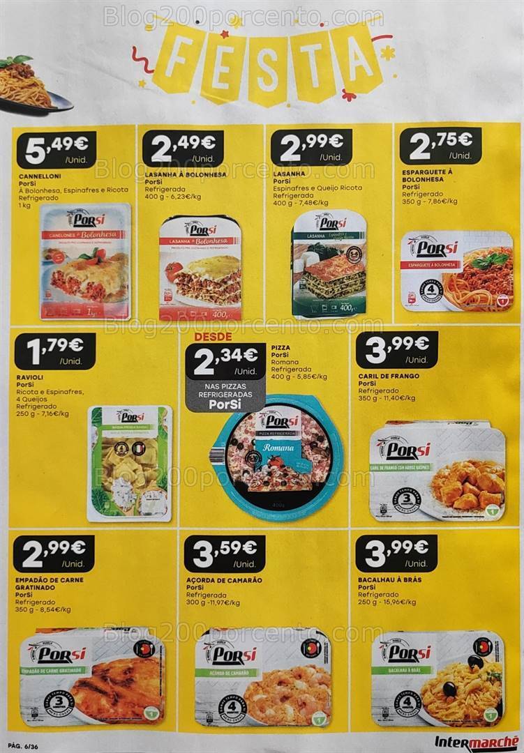 Antevisão Folheto INTERMARCHÉ Especial Porsi Promoções de 26 outubro a 8 novembro