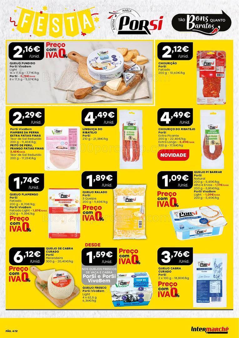 Antevisão Folheto INTERMARCHÉ Especial Porsi Promoções de 24 agosto a 6 setembro