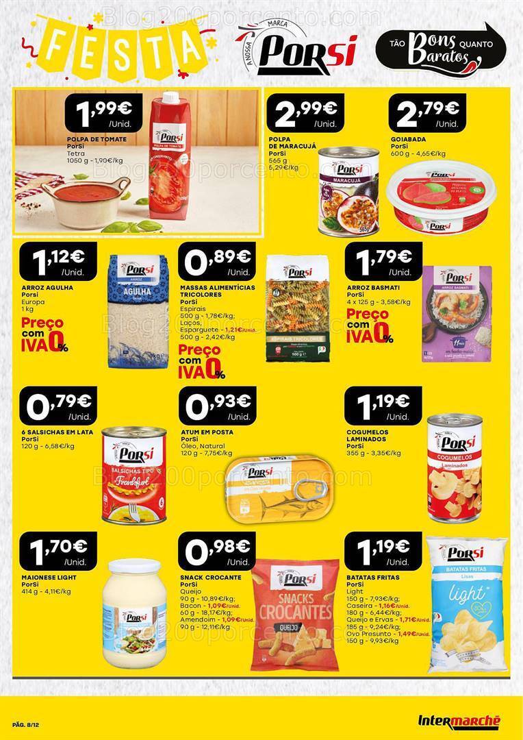 Antevisão Folheto INTERMARCHÉ Especial Porsi Promoções de 24 agosto a 6 setembro