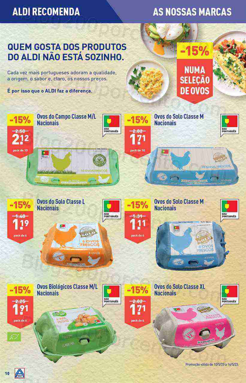 Aniversário Folheto ALDI Promoções de 10 a 16 maio