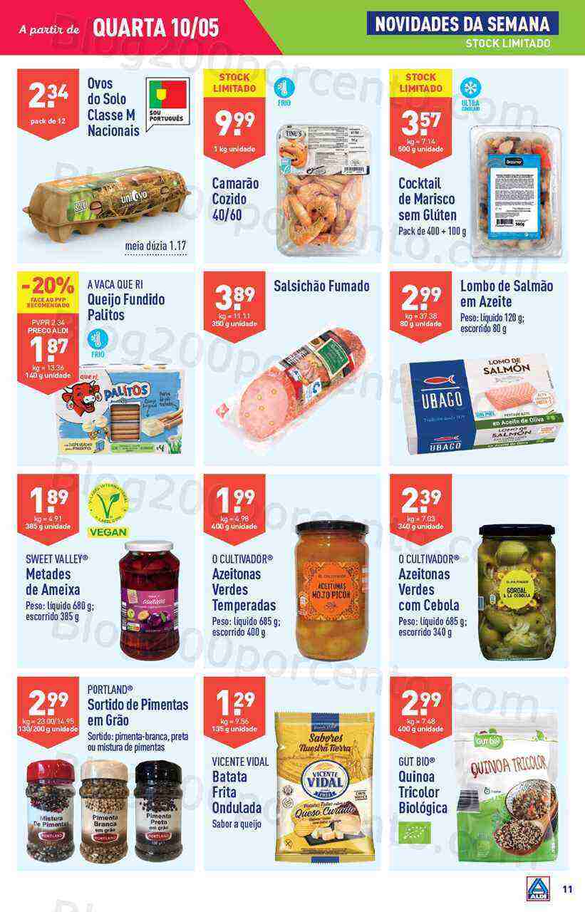 Aniversário Folheto ALDI Promoções de 10 a 16 maio