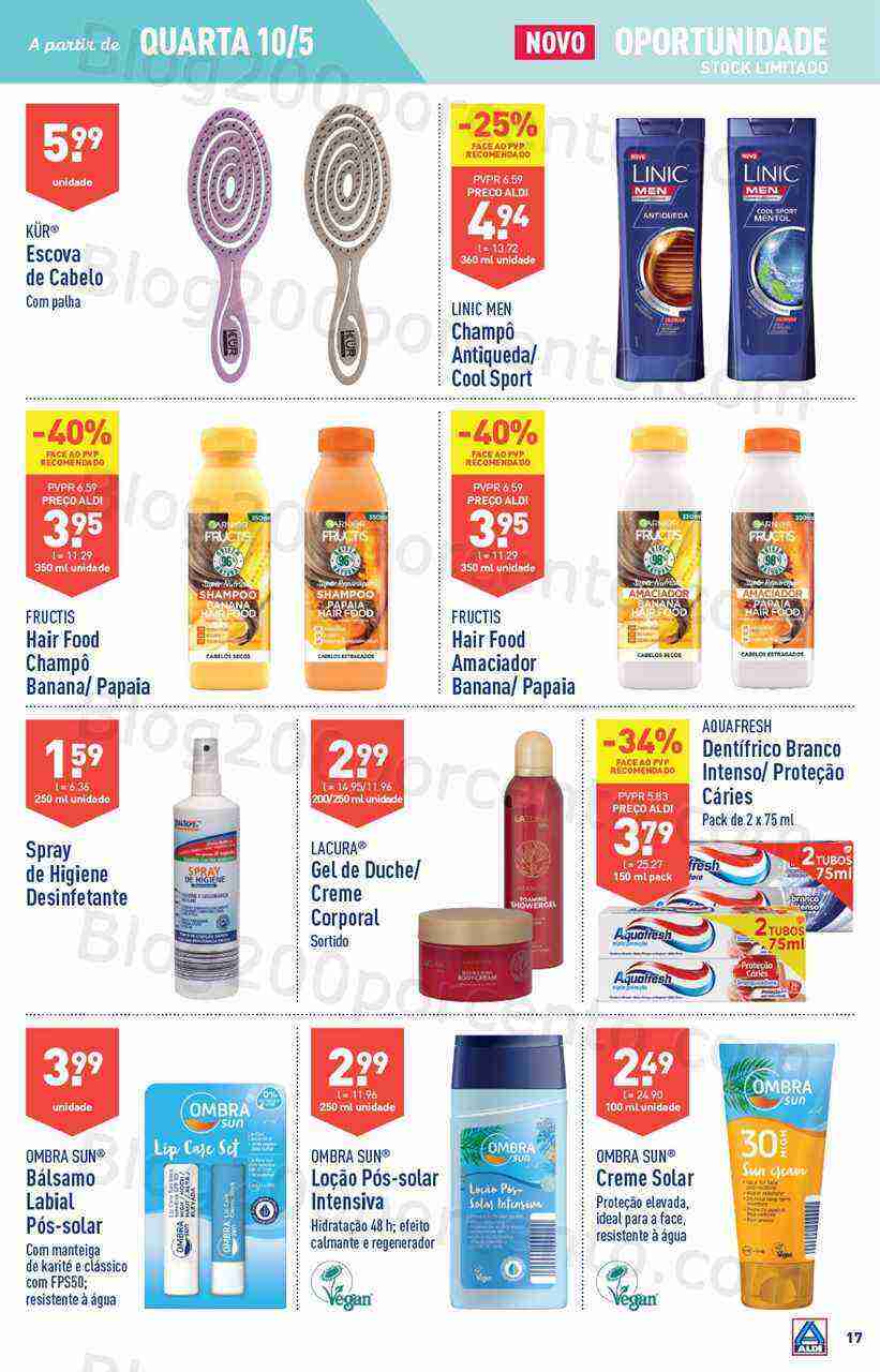 Aniversário Folheto ALDI Promoções de 10 a 16 maio