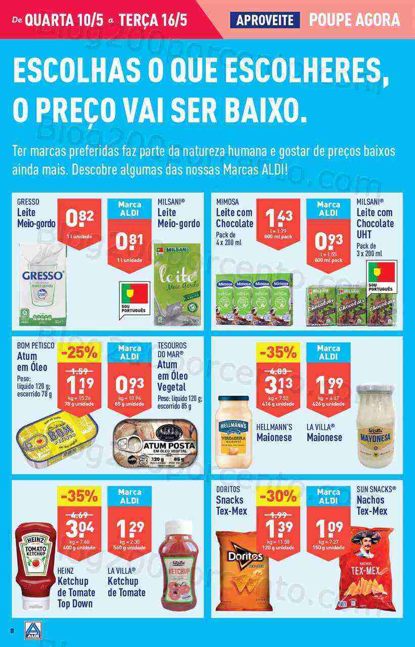 Aniversário Folheto ALDI Promoções de 10 a 16 maio