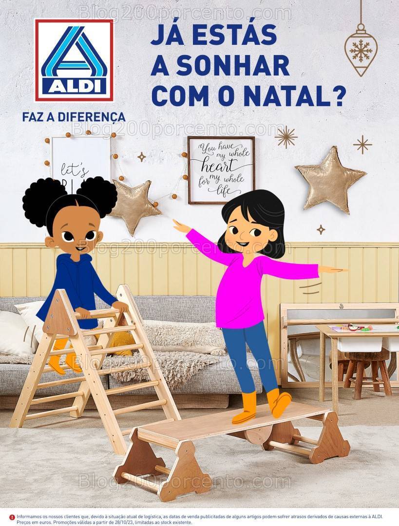 Antevisão Folheto ALDI Brinquedos Natal Promoções até 24 dezembro