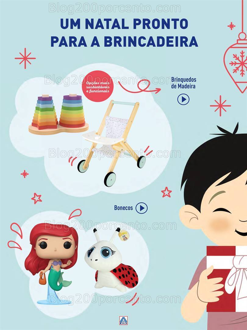 Antevisão Folheto ALDI Brinquedos Natal Promoções até 24 dezembro