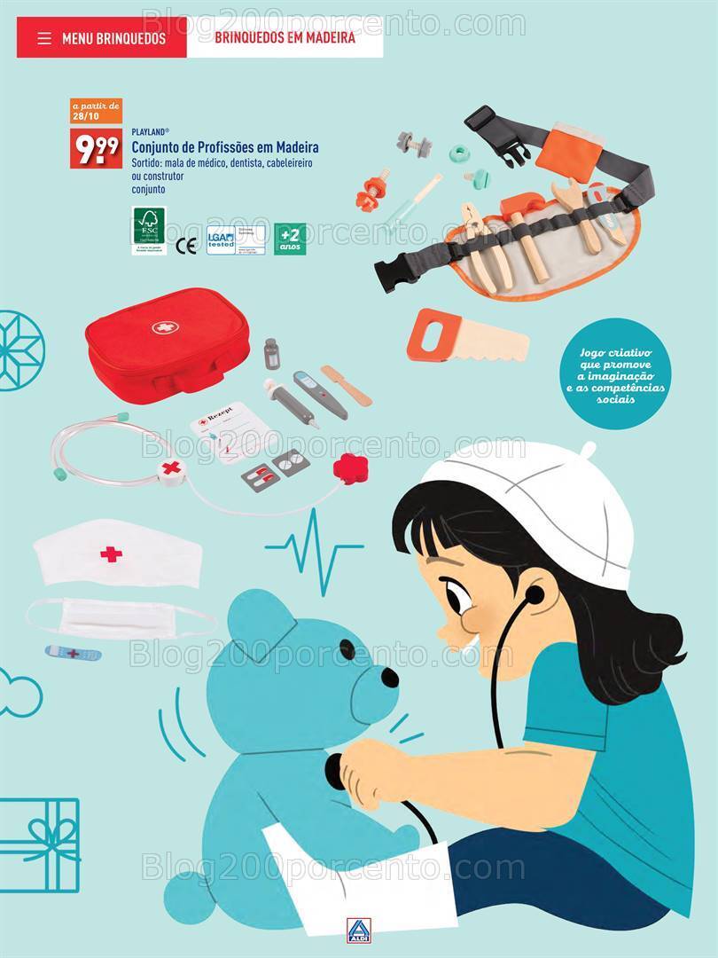 Antevisão Folheto ALDI Brinquedos Natal Promoções até 24 dezembro