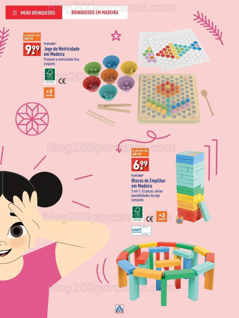 Antevisão Folheto ALDI Brinquedos Natal Promoções até 24 dezembro